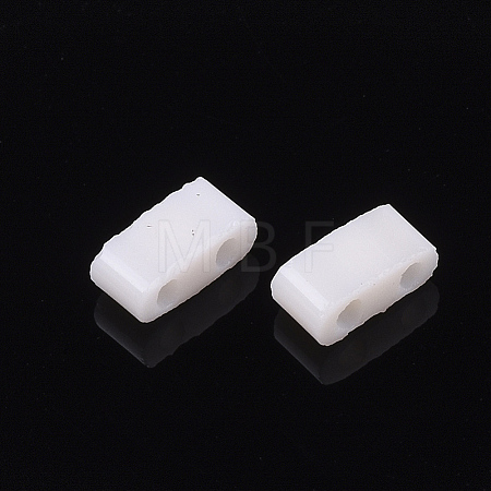 2-Hole Opaque Glass Seed Beads SEED-S023-05H-1
