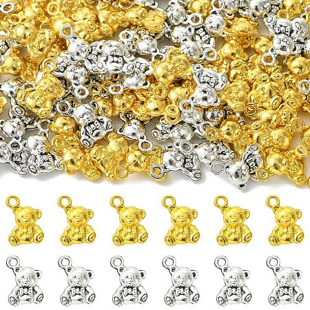 100Pcs 2 Colors Tibetan Style Alloy Pendants FIND-YW0011-96-1