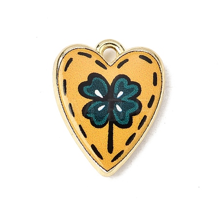 Printed Alloy Pendants ENAM-F160-07B-G-1