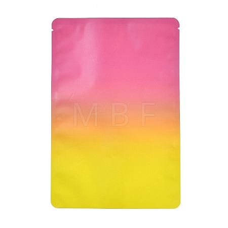 Two Tone Rectangle Plastic Zip Top Gift Bags OPP-C003-01D-01-1
