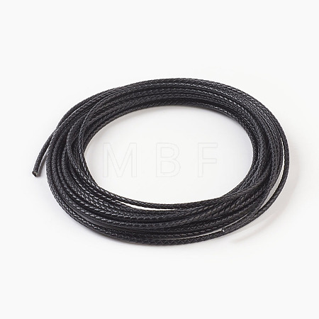 Braided Leather Cord with Core WL-F009-B02-4mm-1