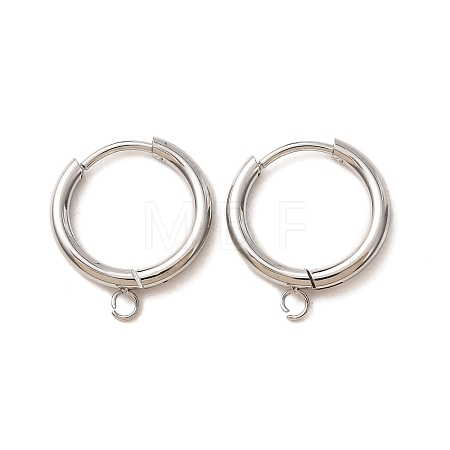 201 Stainless Steel Hoop Earring Findings SA-CBA9743-02P-A-1