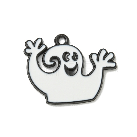 Halloween Theme Alloy Enamel Pendants ENAM-I060-11B-1