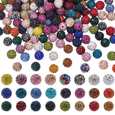 Pave Disco Ball Beads RB-PH0008-21-1