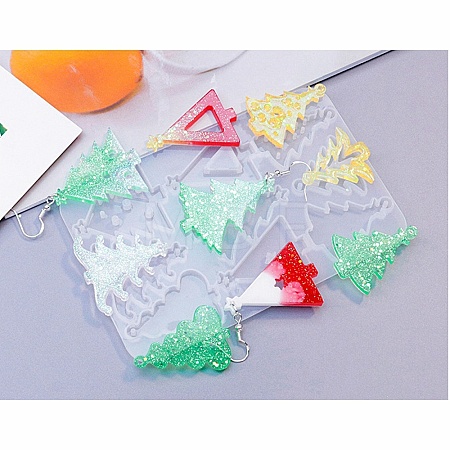 DIY Christams Silicone Pendant Molds DIY-F140-02A-1