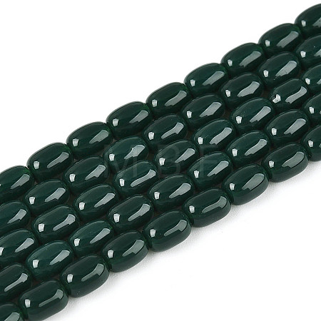Opaque Glass Beads Strands GLAA-T028-14P-05-1