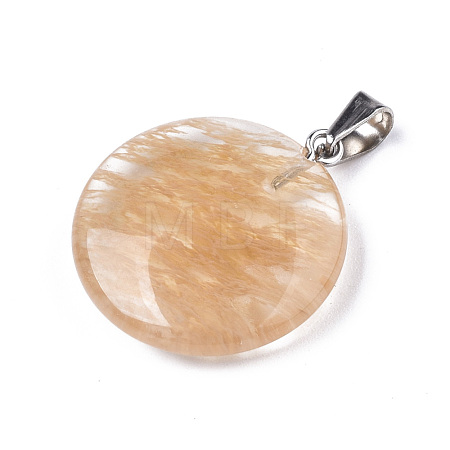 Synthetic Yellow Aventurine Pendants G-R470-011-1