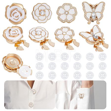 Alloy Enamel Cufflinks BUTT-NB0002-22B-1