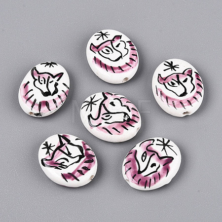 Handmade Porcelain Beads PORC-T134-06-1