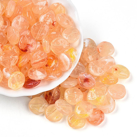 Transparent Acrylic Beads TACR-T028-41E-1