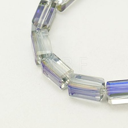 Electroplate Glass Beads EGLA-J023-8x4mm-02-1
