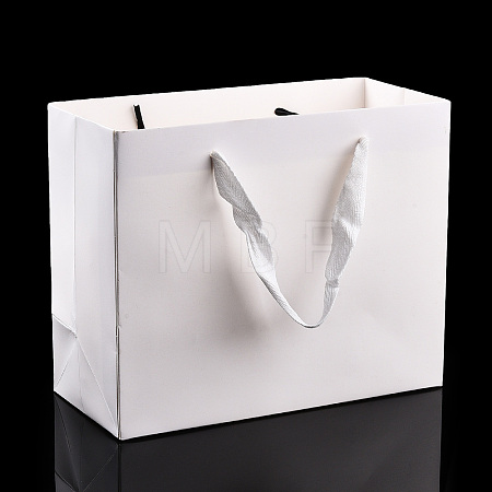 Rectangle Paper Bags with Rope Handles CARB-L011-02B-06-1