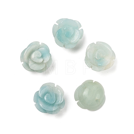 Natural Flower Amazonite Beads G-O156-C-19-1