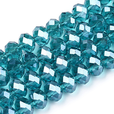 Electroplate Glass Beads Strands LS-EGLA-A034-T2mm-A33-1