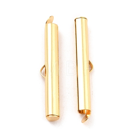 304 Stainless Steel Slide On End Clasp Tubes STAS-C044-08D-G-1