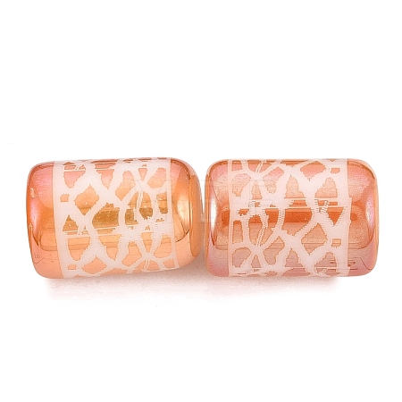 Electroplate Glass Beads EGLA-N026-02A-H01-1