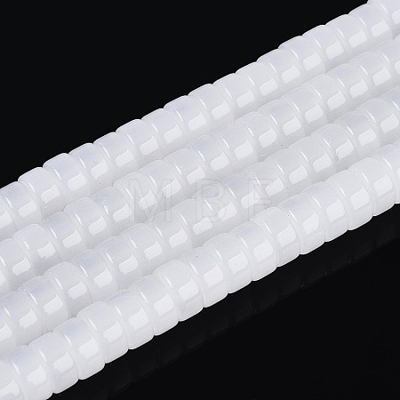 Imitation Jade Glass Beads Strands GLAA-N026-4x8mm-J01-1