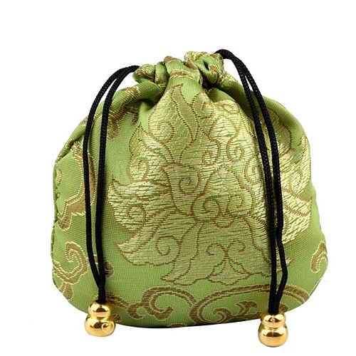 Buddha Theme Square Velvet Drawstring Bags PW-WG34160-14-1