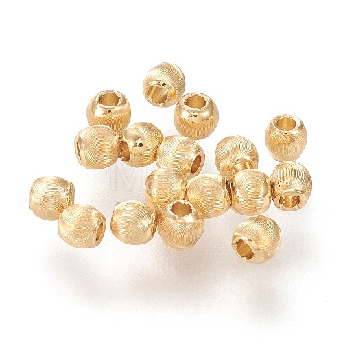 Brass Beads X-KK-M213-02C-G-1