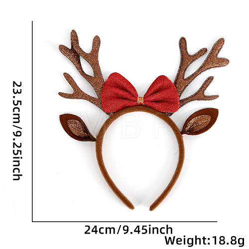 Christmas Plastic Hair Bands PW-WGEA057-07-1