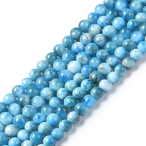 Natural Apatite Beads Strands G-I254-08H-1