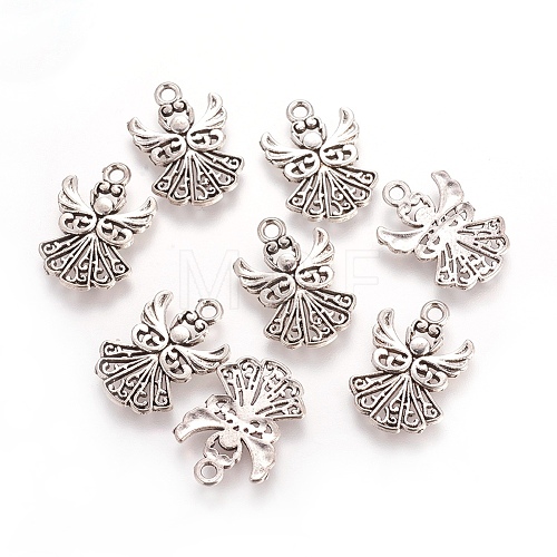 Tibetan Style Alloy Pendants TIBEP-A22571-AS-FF-1