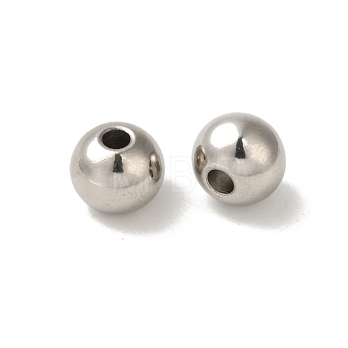 304 Stainless Steel Beads STAS-N009-10-1