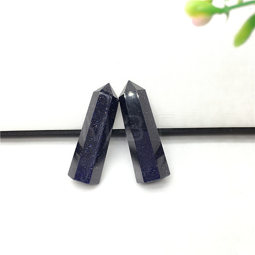 Point Tower Synthetic Blue Goldstone Wands PW23030671347-1