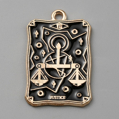 Alloy Enamel Pendants ENAM-WH0064-24H-1