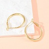 Brass Hoop Earrings for Women EJEW-A156-17A-G-2