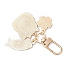 Fortune Cat Fish Flower Alloy Enamel Pendant Decorations AL-CJEB47-01-4