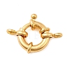 Brass Spring Ring Clasps KK-D407-01G-D-1