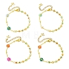 Brass Link Bracelets BJEW-JB13752-3