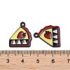 Alloy Enamel Pendants FIND-O003-04EB-3