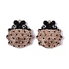 Handmade Polymer Clay & Rhinestone Big Pendants FIND-Q123-01A-1