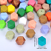 Hexagonal Silicone Beads SI-JX0020A-38-2