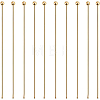 Brass Ball Head Pins KK-BC0003-99-0.6x45-1