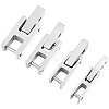 4Pcs 4 Styles 304 Stainless Steel Watch Band Clasps STAS-BBC0011-16A-7