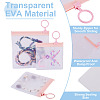 24Pcs 3 Styles Transparent EVA Resealable Bags with Rings ABAG-TA0002-26-4