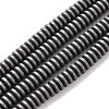 Matte Style Electroplate Non-magnetic Synthetic Hematite Beads Strands X-G-M007-76-1