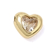 Brass Pave Cubic Zirconia Beads KK-CBA960E-05B-G-2