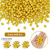 400Pcs Handmade DIY Doll Craft Pom Pom Balls FABR-SC0001-01A-03-2