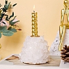 Natural Quartz Crystal Candle Holders PW-WG32462-08-1