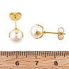 304 Stainless Steel Stud Earrings EJEW-I229-01G-C-3
