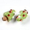 Handmade Lampwork Bumpy Beads LAMP-T022-02A-05-2