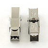 Smooth Surface 201 Stainless Steel Watch Band Clasps STAS-R063-89-1