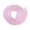 Transparent Glass Bead Strands GLAA-R095-10mm-33-2