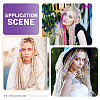 2Bags 2 Styles Resin Hair Beads for Hair Braiding Tool DIY-CA0008-38B-7