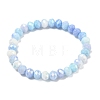 AB Color Faceted Rondelle Glass Beaded Stretch Bracelets for Women BJEW-PH01820-01-2