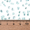 Transparent Electroplate Glass Beads EGLA-Q138-01F-4